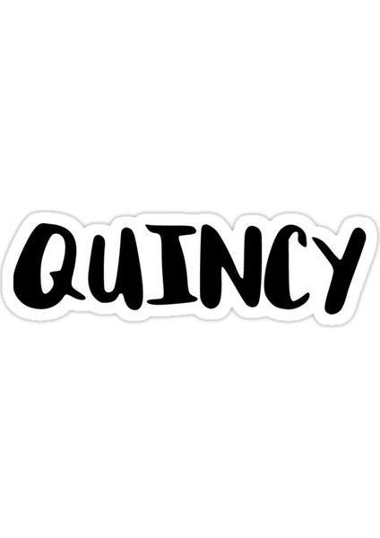 Quincy Sticker Araba Oto Arma Duvar Sticker Ev Dekoratif Çıkartma 15 cm
