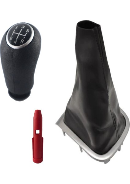 Renault Fluence Gri Çerçeve Körük ve Krom Çerçeve Vites Topuzu