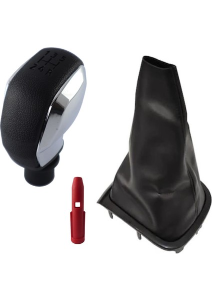 Renault Fluence Siyah Vites Körüğü ve Krom Spor Vites Topuzu