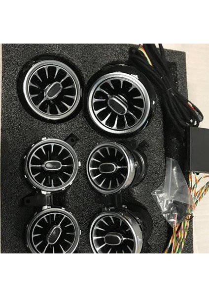 Mercedes glc kalorifer hava ızgara seti 5 parça 64 ledli ambiyans