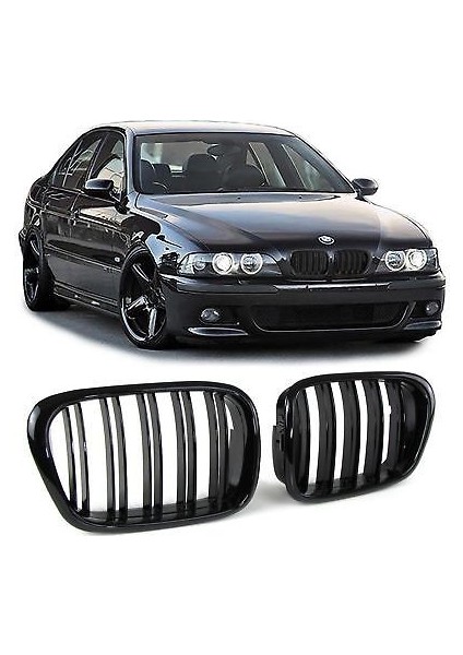 Bmw e39 m5 ön böbrek panjur piano black 5 serisi