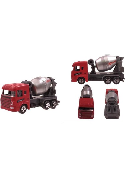 Metal 1:64 Mini Inşaat Araçlar Serisi KX08-1 modelleri