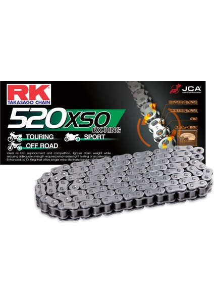 X-Ring Zincir 520 Xso 118L (2014-2019)