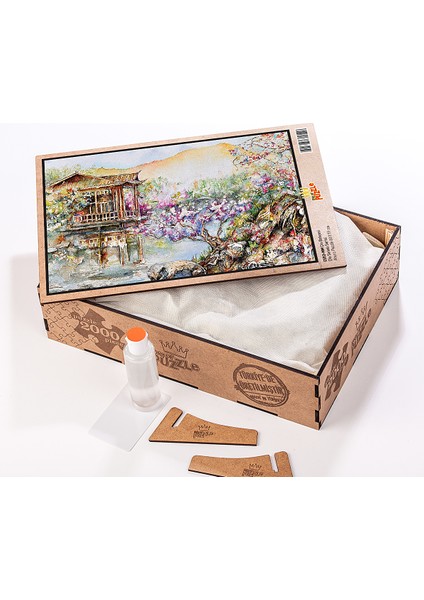 Çin Bahçesi Ahşap Puzzle 2000 Parça