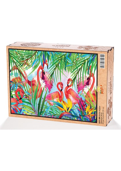 Flamingolar Ahşap Puzzle 2000 Parça