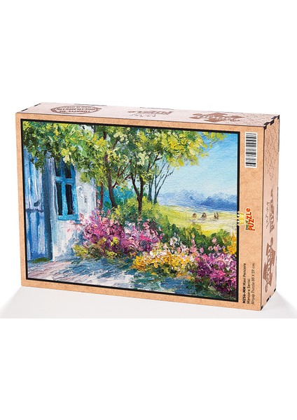 Mavi Pencere Ahşap Puzzle 2000 Parça