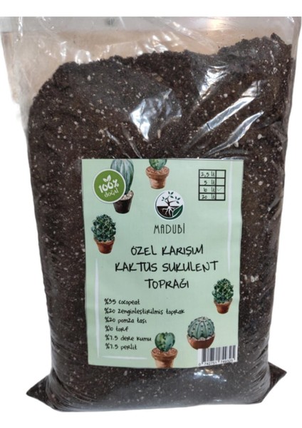 Özel Karışım Kaktüs Sukulent Toprağı