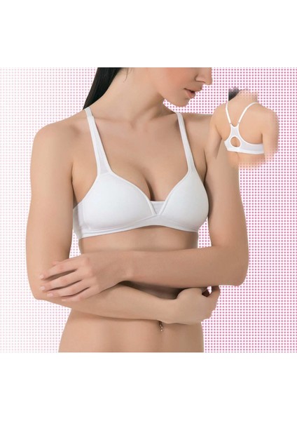 Imer Kadın Penye Modal Çapraz Askılı Sütyen 2211