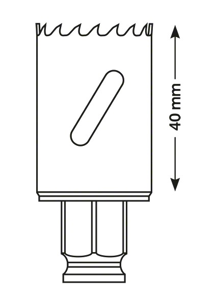 Hss Bi-Metal Panç 114 mm