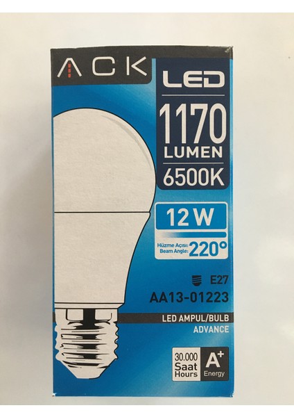 12W LED Ampul Beyaz
