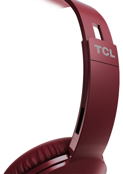 Tcl MTRO200 Kulak Üstü Kablolu Kulaklık Bordo