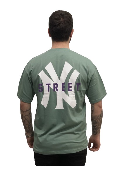 Ter Tutmayan Pamuk Bol Kesim Oversize Motto Erkek Tşört modelleri