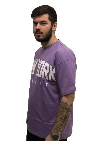 Oversize Bol Kesim Motto Baskılı Pamuk Ter Tutmayan Ultra Hafif Trend Erkek Tşört fiyatları