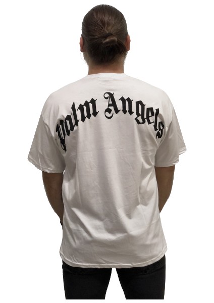 Sırt Baskılı Oversize Pamuk Dirsek Kol Yeni Trend Erkek Tşört