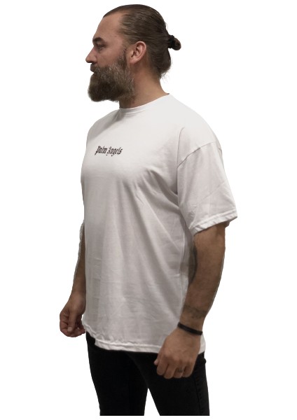 Sırt Baskılı Oversize Pamuk Dirsek Kol Yeni Trend Erkek Tşört fiyatları