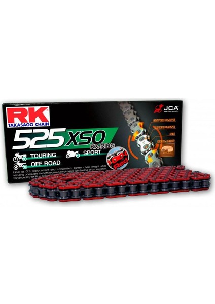 Universal X-Ring Kırmızı Zincir Rr 525 Xso 108L