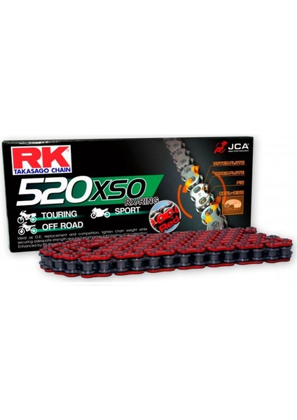 Universal X-Ring Kırmızı Zincir RR 520 Xso 120L