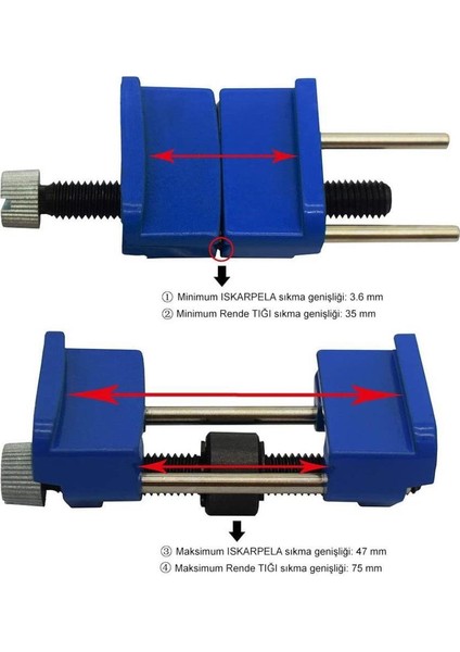 6325 Manuel Iskarpela ve Rende Tığı Bileme Kılavuzu modelleri