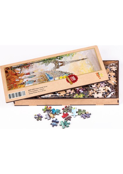 Paris Caddeleri - Fransa Ahşap Puzzle 300 Parça