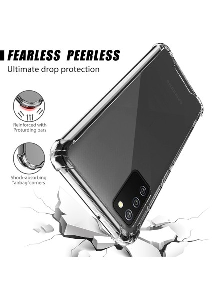 Samsung Galaxy A02S Kılıf Anti Shock Darbe Emici Şeffaf Silikon Olex fiyatları