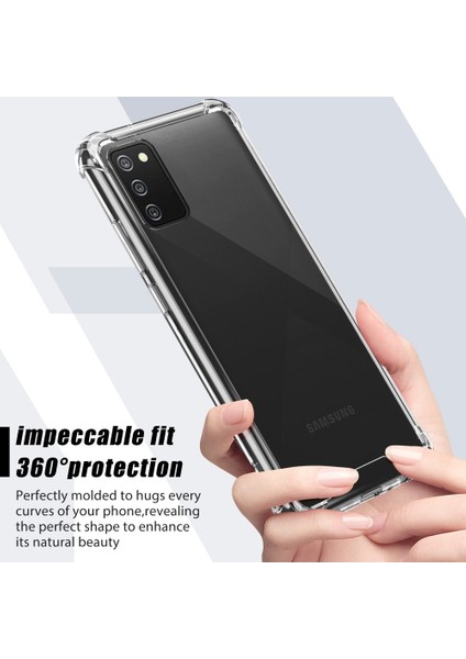 Samsung Galaxy A02S Kılıf Anti Shock Darbe Emici Şeffaf Silikon Olex fırsatları