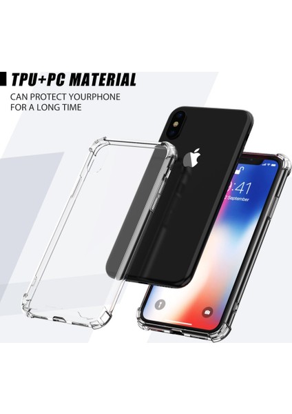 iPhone 6 Plus Kılıf Anti Shock Darbe Emici Şeffaf Silikon Olex fırsatları