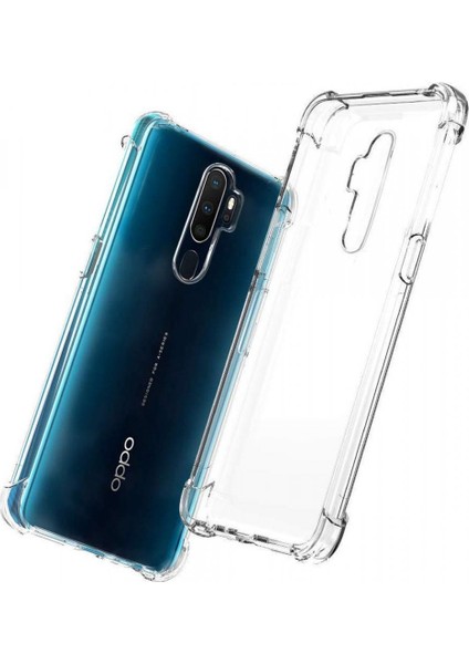Oppo A9 2020 Kılıf Anti Shock Darbe Emici Şeffaf Silikon Olex modelleri