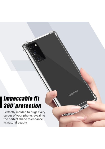 Samsung Galaxy S20 Fe Kılıf Anti Shock Darbe Emici Şeffaf Silikon Olex fırsatları