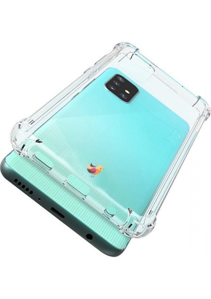 Samsung Galaxy A51 Kılıf Anti Shock Darbe Emici Şeffaf Silikon Olex modelleri