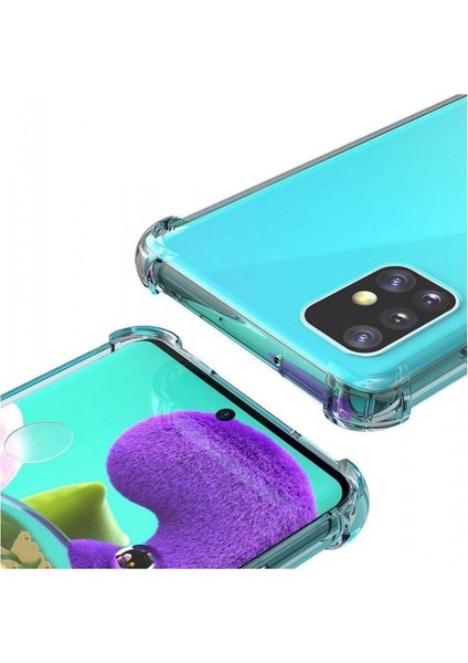 Samsung Galaxy A51 Kılıf Anti Shock Darbe Emici Şeffaf Silikon Olex fırsatları