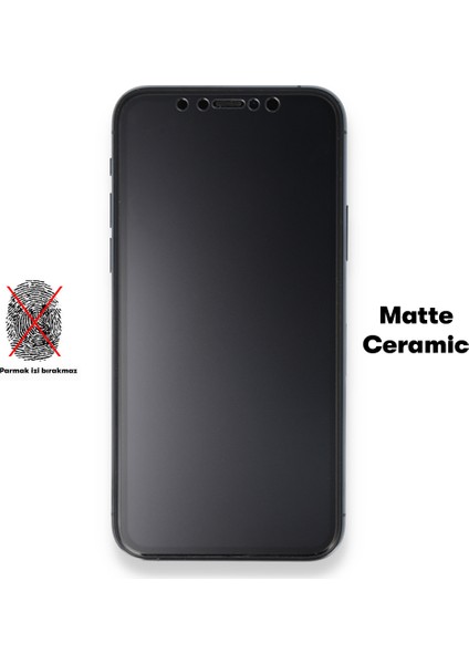 Xiaomi Pocophone X3 Ekran Koruyucu Mat Seramik Nano Tam Kaplayan 5d