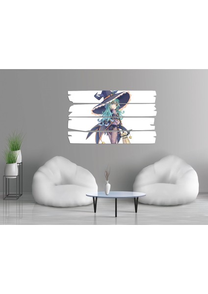 Anime Kız Cadı Mdf Tablo 0023 (Model E) fiyatları