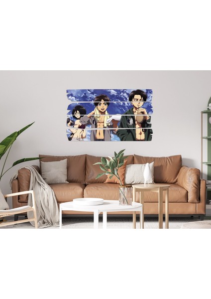 Attack On Titan Anime Mdf Tablo 0484 (Model E)