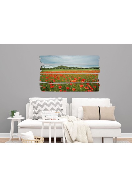 Gelincik Çiçeği Mdf Tablo 0806 (Model E) fırsatları