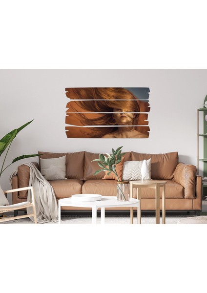 Kadın Saç Modeli Kuaför Mdf Tablo 1031 (Model E)