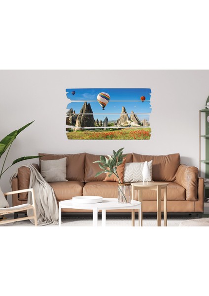 Gelincik Çiçeği Balonlar Mdf Tablo 0804 (Model E) modelleri