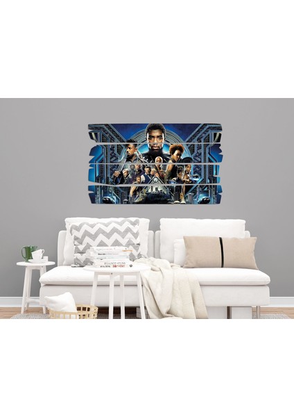 Kara Panter Mdf Tablo 0552 (Model E) fırsatları