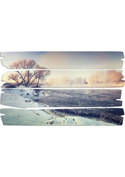 Kar Buz Donmuş Nehir Mdf Tablo 0690 (Model E)