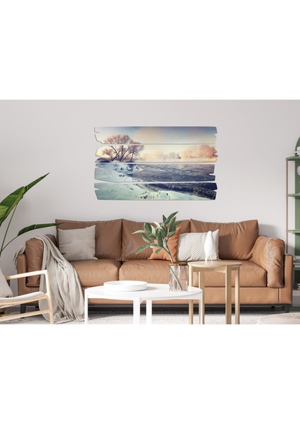 Kar Buz Donmuş Nehir Mdf Tablo 0690 (Model E) modelleri