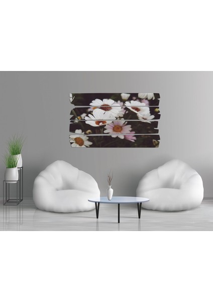 Beyaz Papatya Mdf Tablo 0828 (Model E)