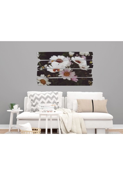 Beyaz Papatya Mdf Tablo 0828 (Model E)