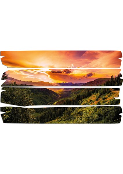 Gün Batımı Sunset Mdf Tablo 1433 (Model E)