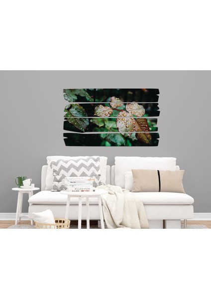 Su Damlası Yapraklar Mdf Tablo 0722 (Model E) fırsatları