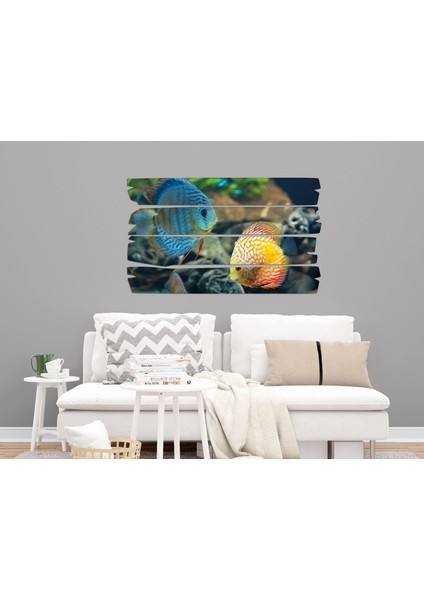 Deniz Altı Balıklar Mdf Tablo 1815 (Model E) fırsatları