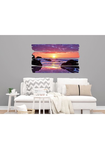 Gün Batımı Sunset Mdf Tablo 1449 (Model E) fırsatları