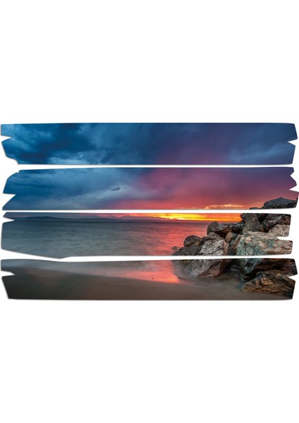 Sahil Kıyı Deniz Mdf Tablo 1956 (Model E)