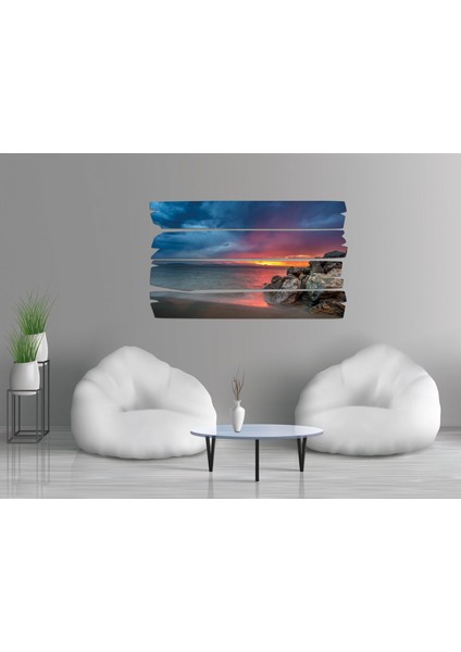 Sahil Kıyı Deniz Mdf Tablo 1956 (Model E) fiyatları