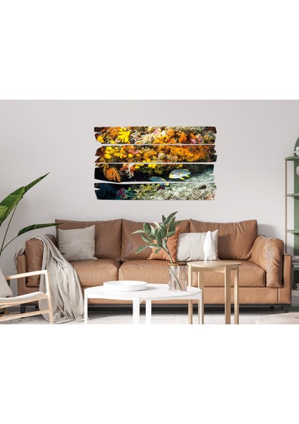 Deniz Balıklar Mdf Tablo 1898 (Model E)
