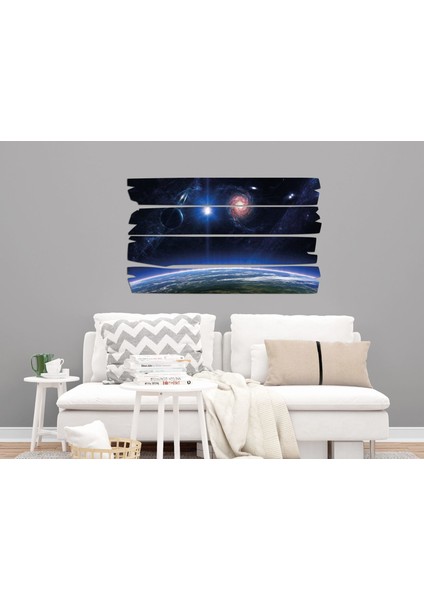 Uzay Galaksi Gezegenler Space Mdf Tablo 0936 (Model E) fırsatları