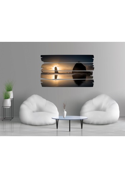 Sahil Kıyı Deniz Mdf Tablo 2115 (Model E)